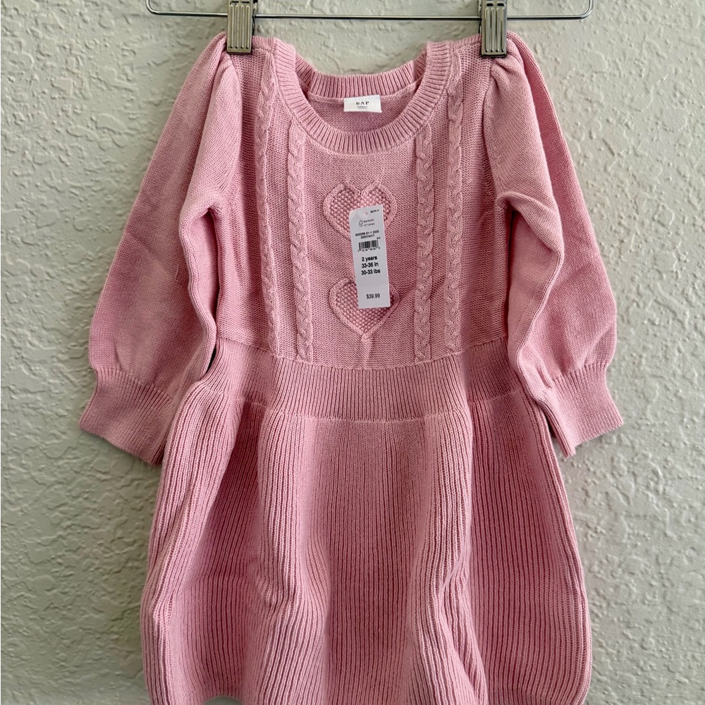 babyGap Cable-Knit Sweater Dress | Size 2 | 100% Cotton | NWT